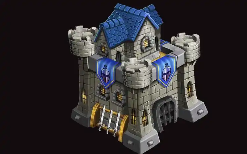 "迷你城堡"模型制作教学-3dmax基础场景建模教程