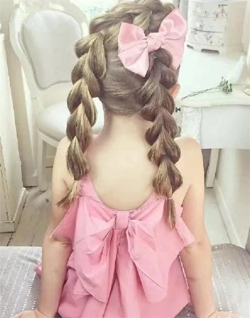 3-12岁小女孩发型 可爱儿童编发大全_儿童发型 - 美发站