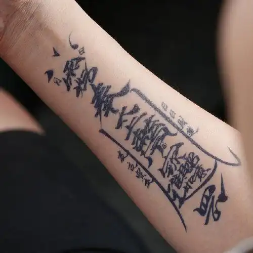 今天它来了!让你们看看什么叫符箓纹身映天道,众人瞩目似神狂