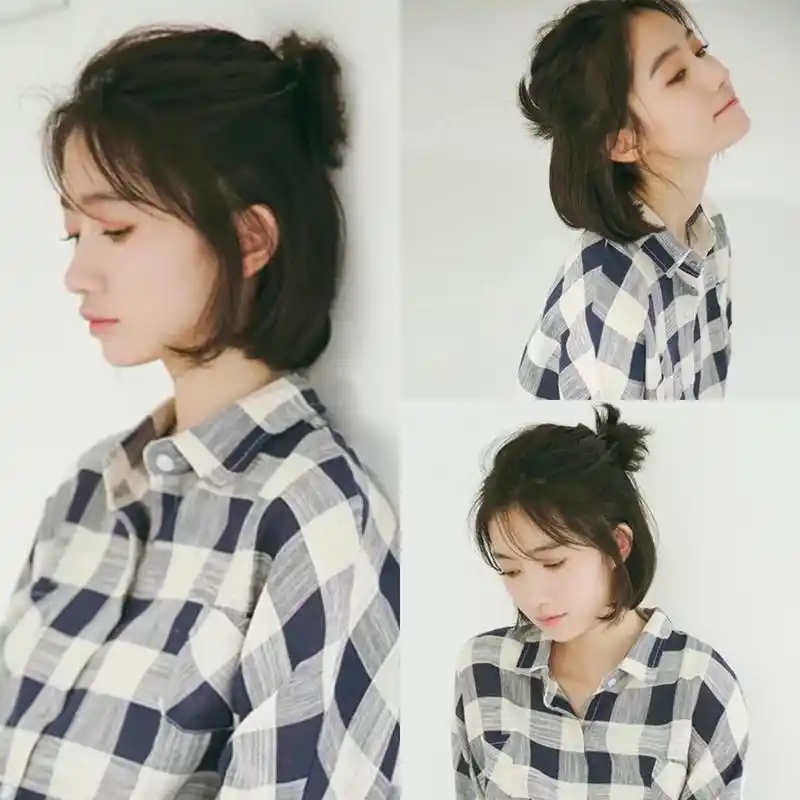 短发怎么扎好看?短发这样子扎发造型简单又可爱