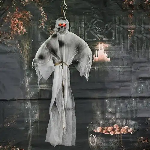 万圣节鬼屋道具 吊饰长发女鬼酒吧ktv密室逃脱吓人大挂鬼整蛊玩具