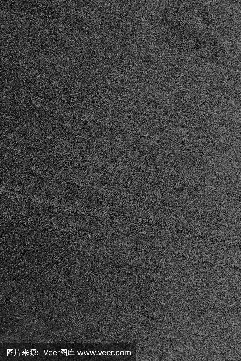 深灰色黑色石板背景或纹理.