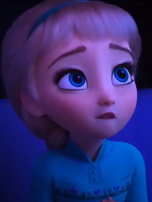 艾莎和安娜小时候哦