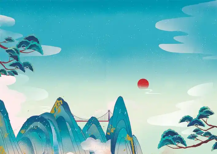 国风风景插画 - 森木设计 - 原创作品 - 视觉中国(爱视觉)