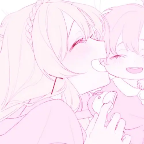 快看动漫情侣女生头像