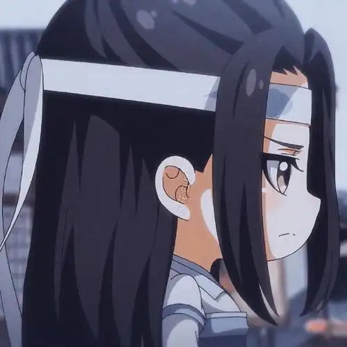 x 蓝湛 蓝忘机 自截修 国漫男生头像喝醉的蓝忘机 吃枇杷的蓝忘机