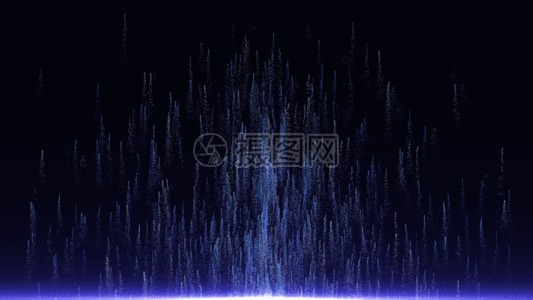 唯美粒子光线上升gif图片素材