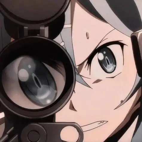 《刀剑神域》朝田诗乃诗乃乃傲娇的冰之狙击手动漫头像