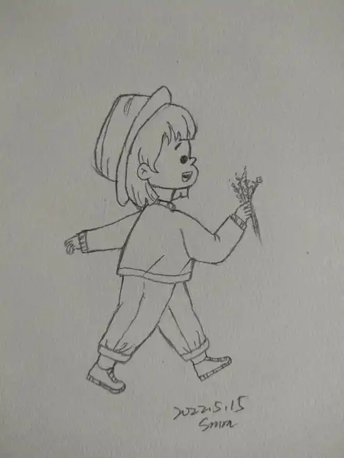 临摹 #简笔画 #简笔画教程  #绘画 #我的绘画成长史 #独居女孩  #王