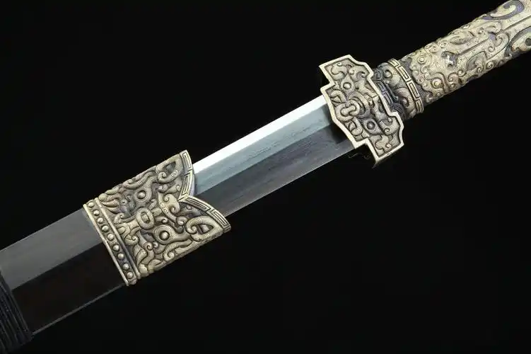 龙泉市刀剑花纹钢八面汉剑影视冷兵器春秋汉剑硬剑宝剑收藏未开刃