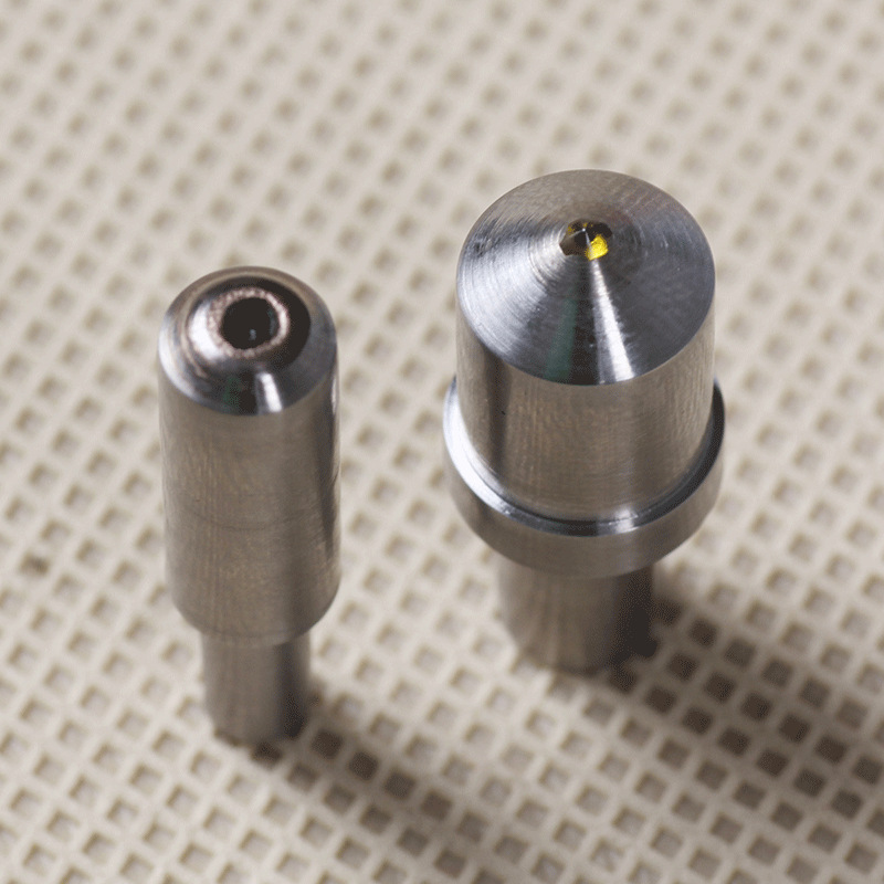 定制金刚石压头合金钢球压头维氏压头洛氏压头硬度计测试布氏压头