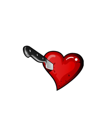 插着刀子的心脏