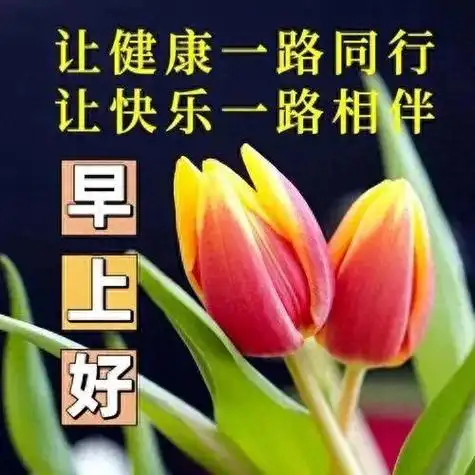 早安心语早安问候图片早上好祝福语