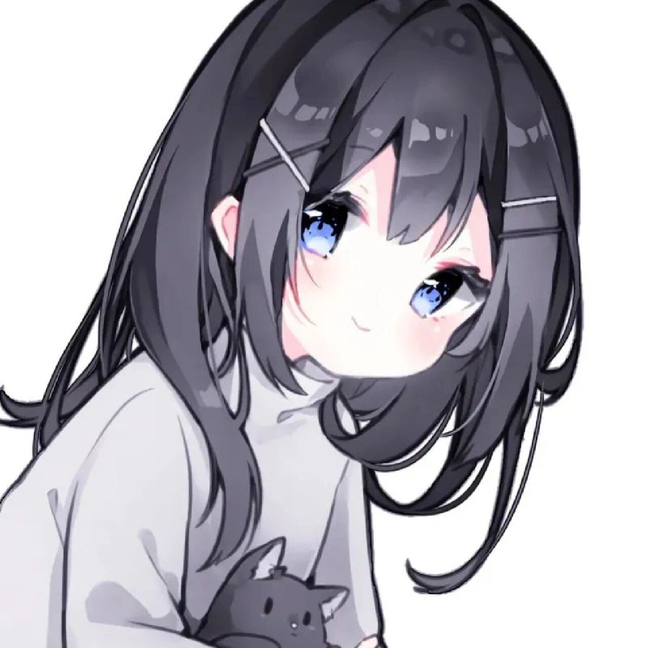 可爱带点高冷的动漫女生头像