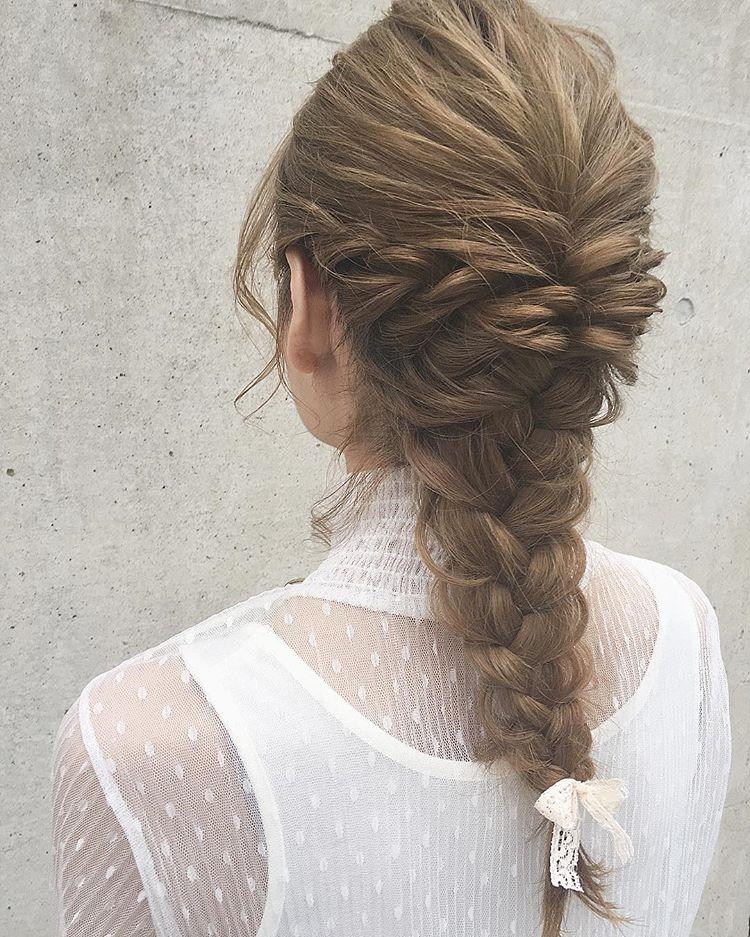 长发这样编最优雅,喜欢编发来收图