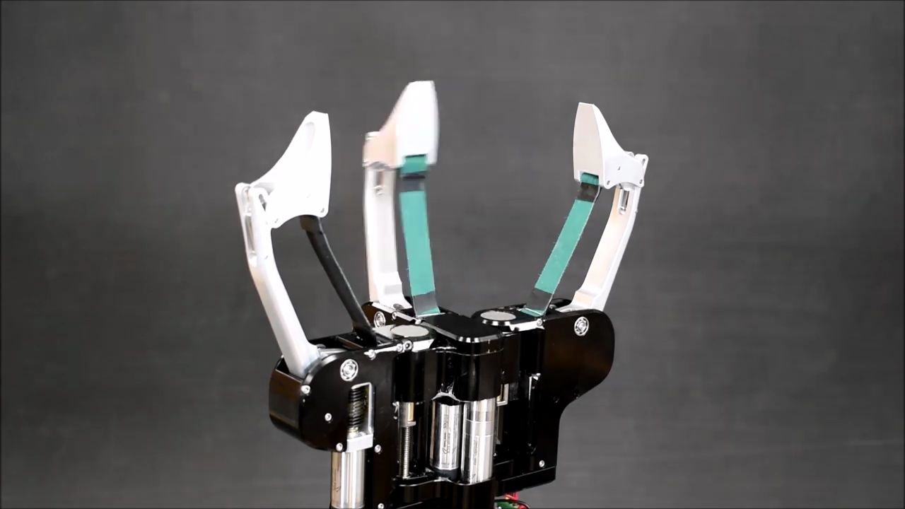 5自由度的3指机械手结构