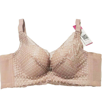 侧收聚拢柔软舒适无钢圈调整型薄模杯内衣罩杯女粉色 tw8635 粉色 75b