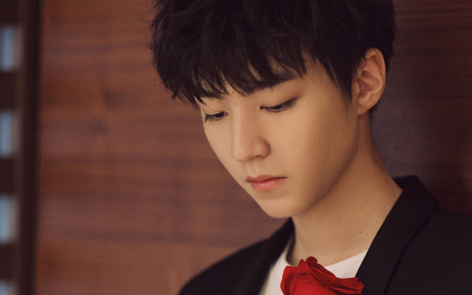 情人节清新帅气王俊凯壁纸