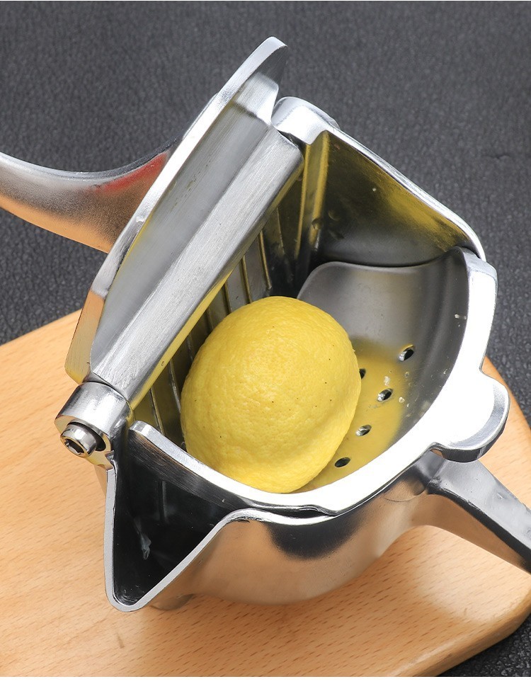 手动榨汁机手压式家用多功能手工压汁器压汁机手压榨汁器压榨机 黄色