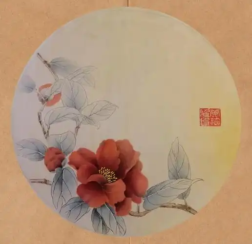 初学工笔之山茶花