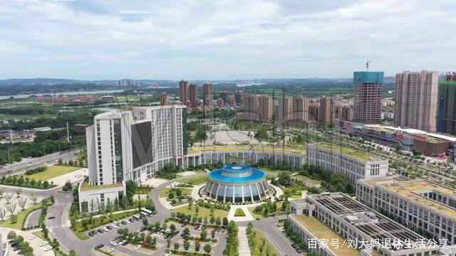 望城区政府鸟瞰图