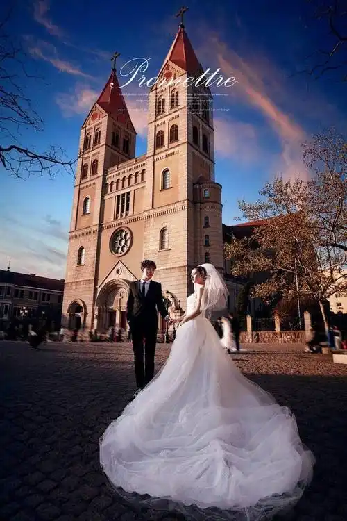 全国倾慕全球旅拍婚纱摄影-《青岛老建筑》天主教堂-中国婚博会官网