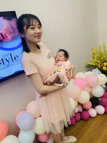 喜喜月子中心给办的宝宝满月会