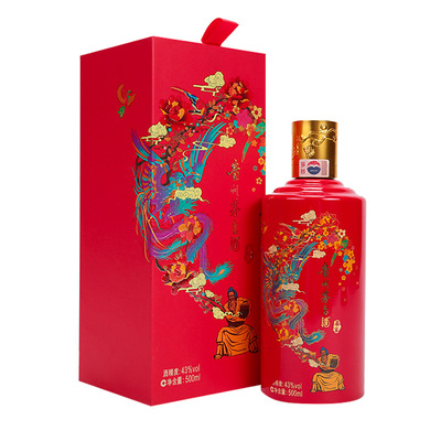 茅台酱香型贵州飞天43度喜宴500ml6瓶整箱装华致酒行国产白酒