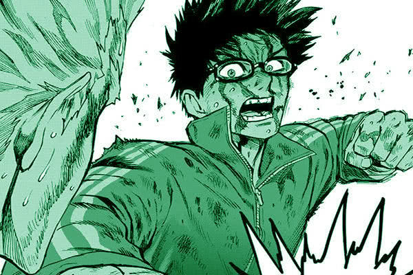 一拳超人:超合金黑光和b级眼镜男,同样是锻炼,谁会打破限制器