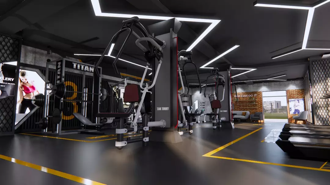 合肥健身房装修要点有哪些合肥健身房装修效果图