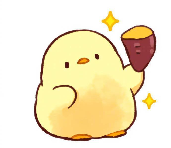 一组胖胖的小黄鸡头像,也太萌太可爱了吧!