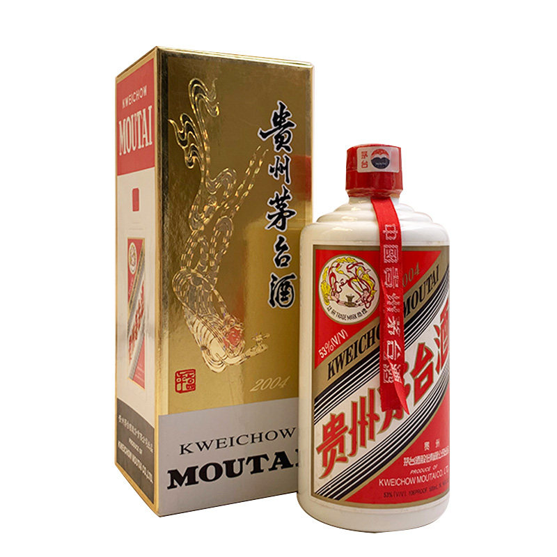 [酒海k5] 2004年 飞天贵州茅台酒 53度500ml 1瓶 正品可验
