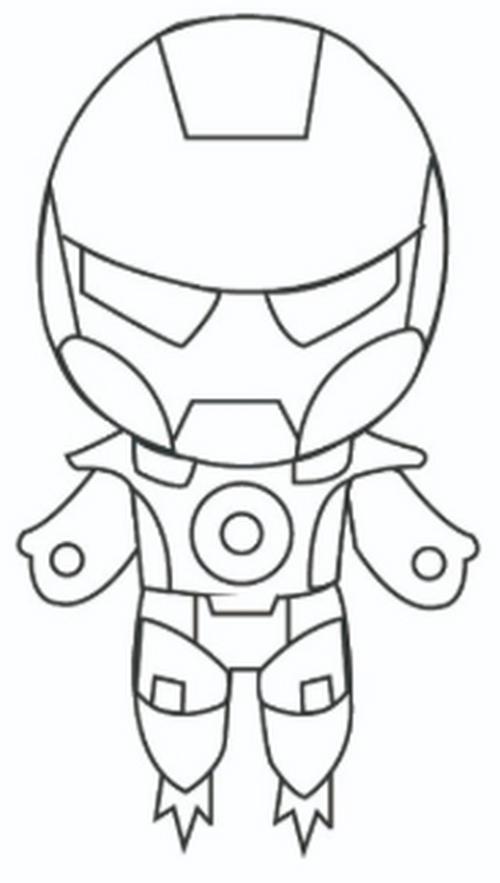 q版人物简笔画钢铁侠复仇者联盟钢铁侠简笔钢铁侠简笔画怎么画钢铁侠