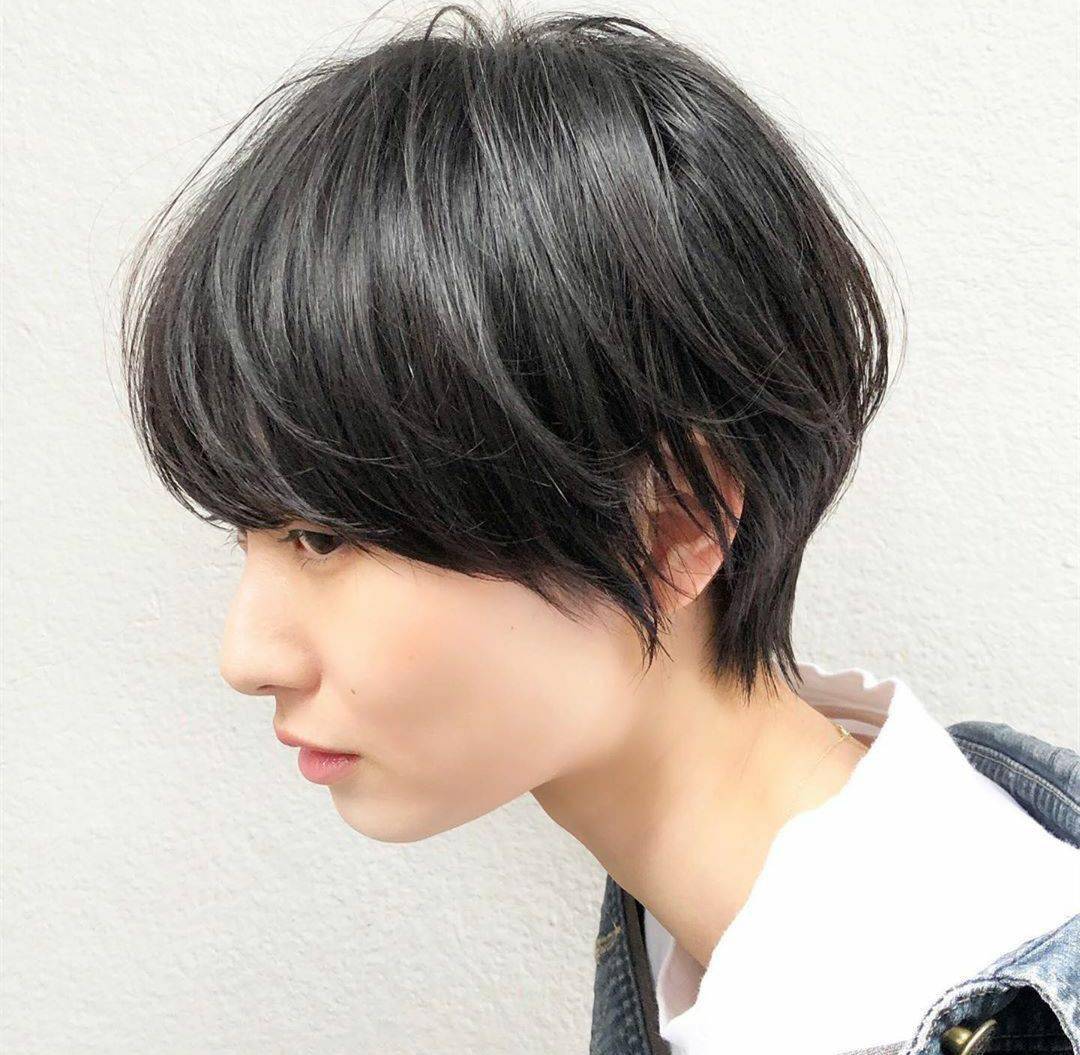 好看的露耳短发