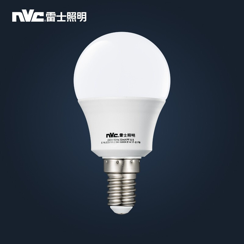 雷士(nvc)雷士照明 led灯泡rs省电节能球泡灯具 e14e27螺口灯泡 7w白