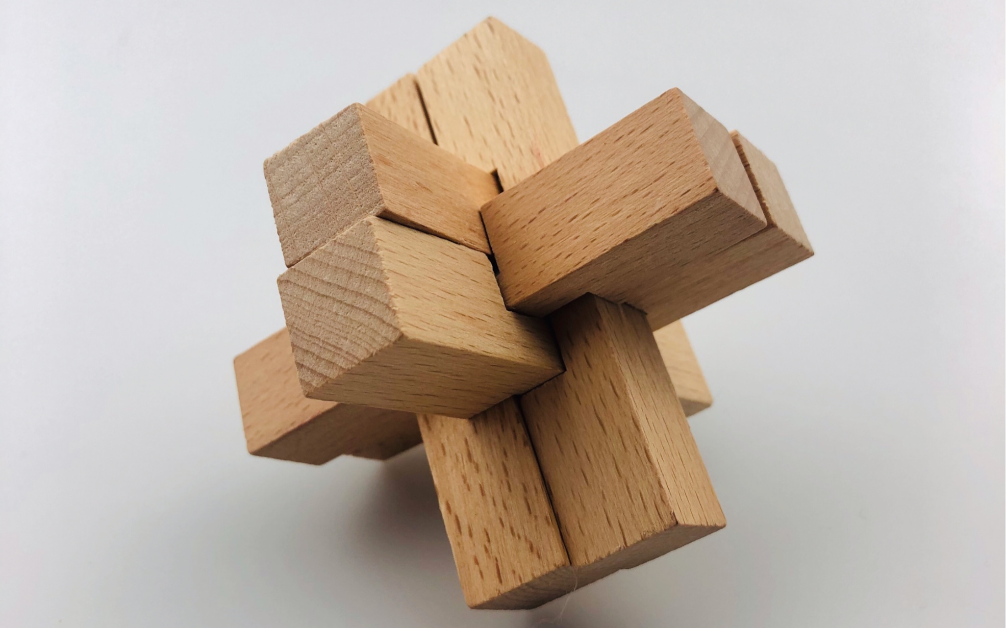 鲁班锁教程-六根旋转