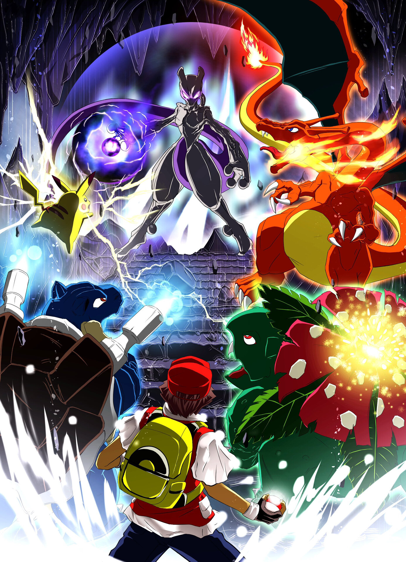 pokemon 我来收服你了,超梦 每日壁纸 大师球已经准备好了