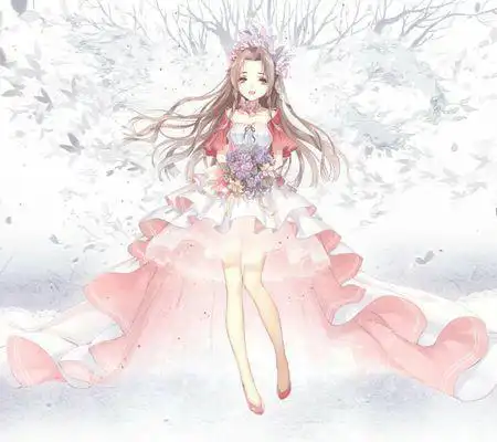 穿婚纱女孩简笔画头像_第2页