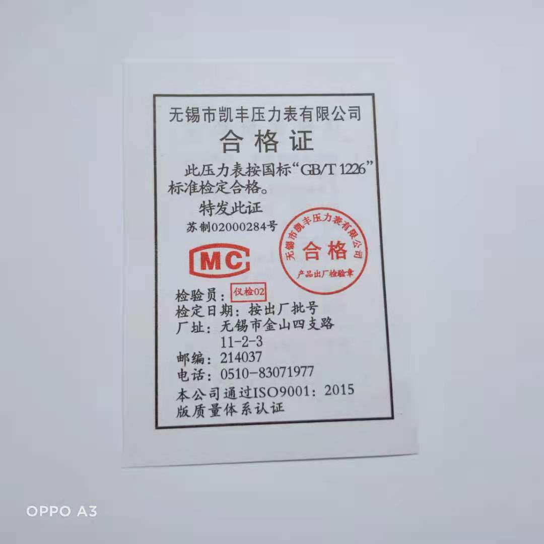 压力表杜瓦瓶y50液氮液氧罐低压高压600psi杜瓦灌压力表