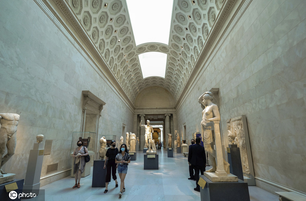 纽约大都会艺术博物馆时隔近半年,再次向公众开放-搜狐大视野-搜狐新