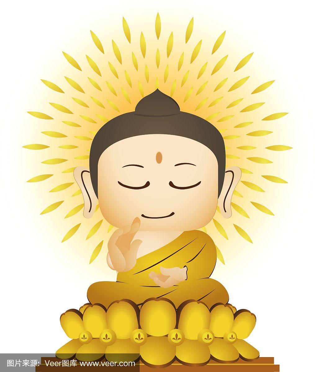 佛像卡通