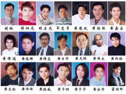 香港明星男演员名单