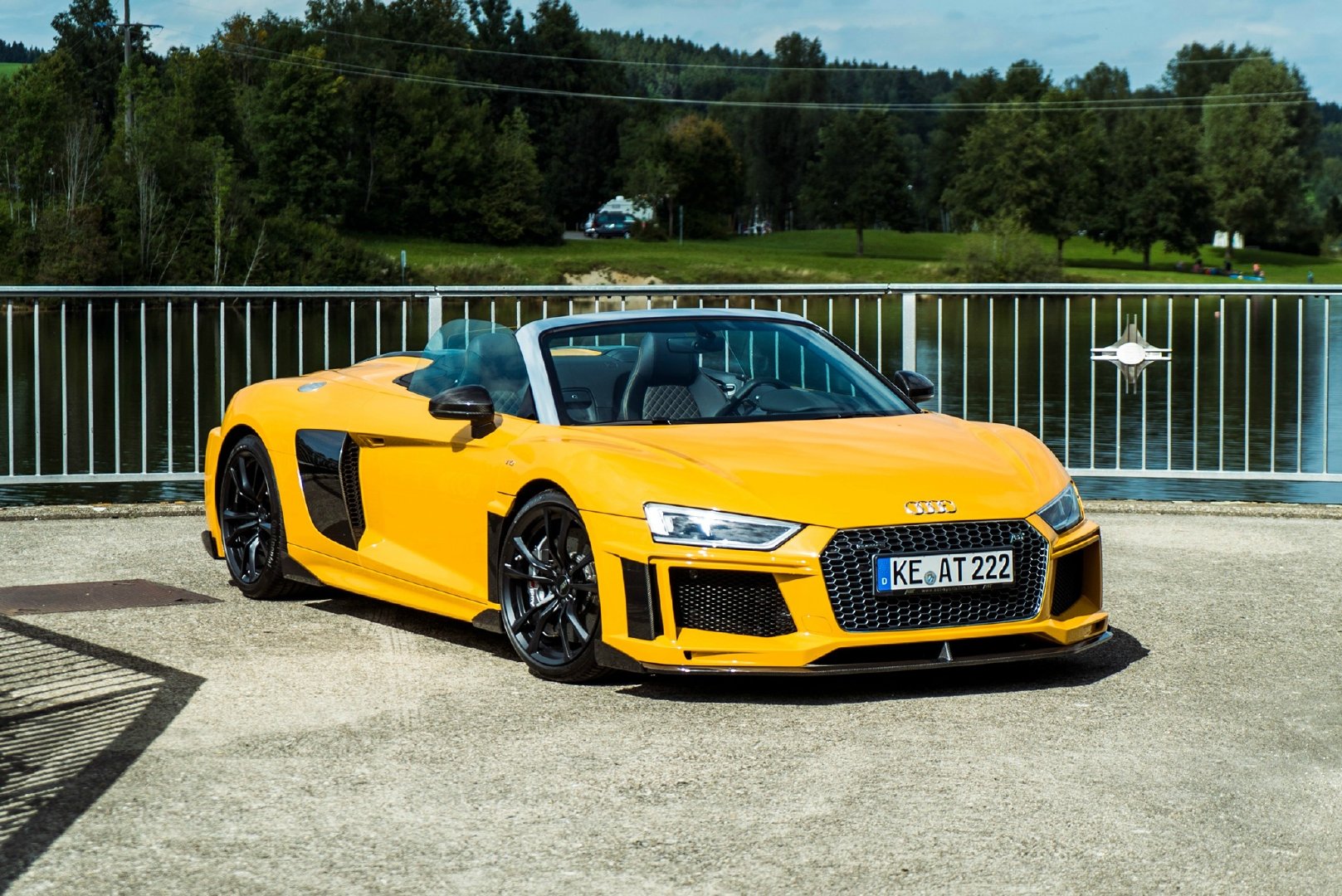 abt改装奥迪r8敞篷版,太漂亮了!