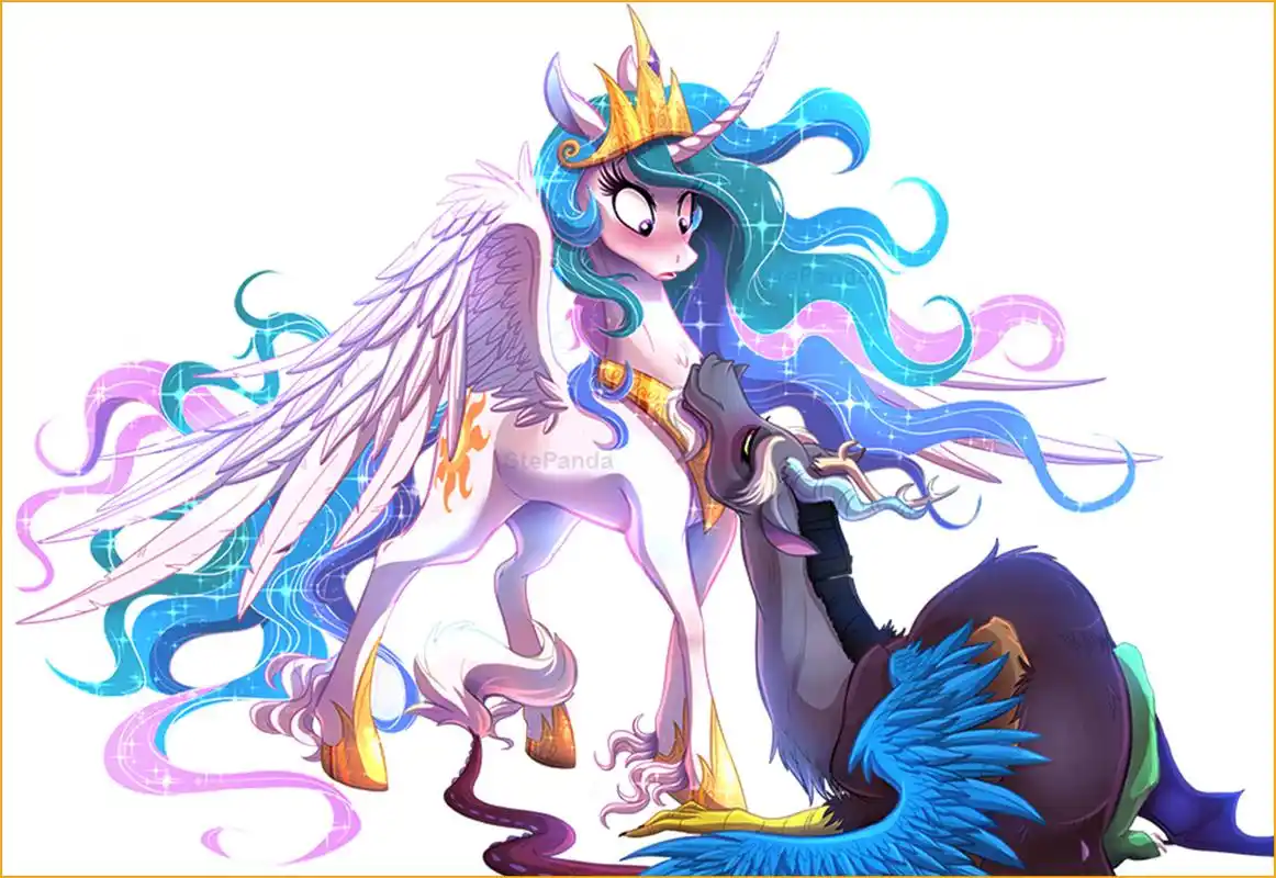 小马宝莉:紫悦与月亮公主战斗时,大公主蒂娅在哪里,拉肚子了?