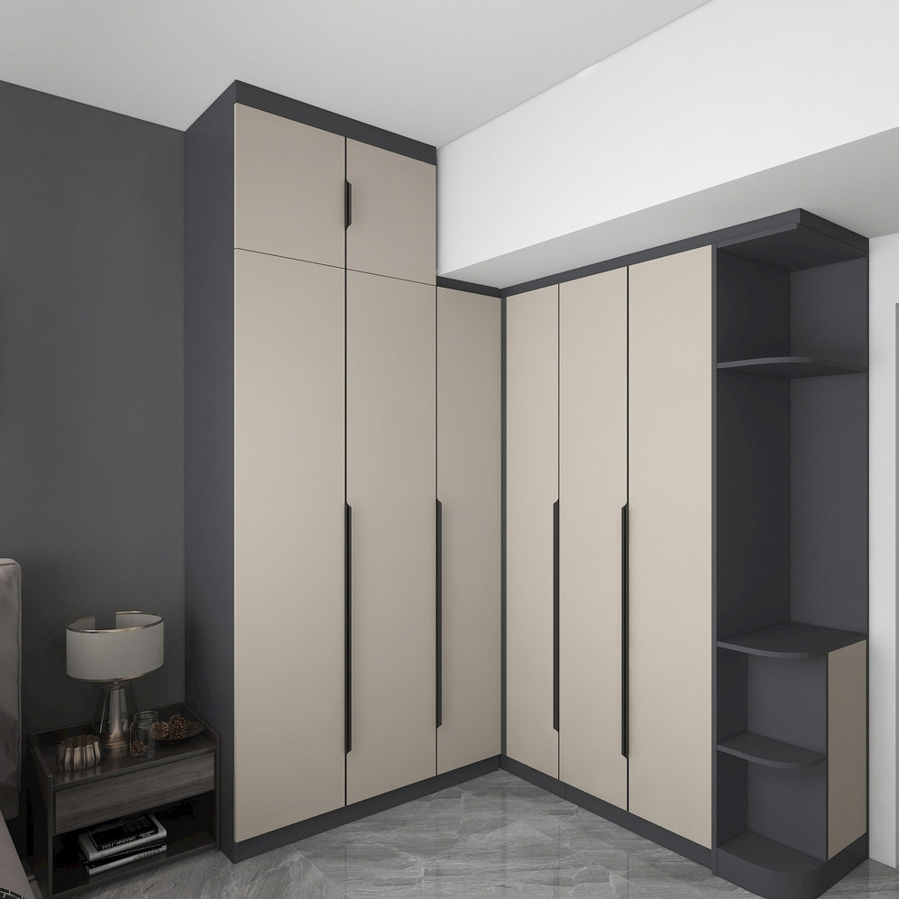 轻奢pet柜门定制衣柜厨柜韩国lgasa高光肤感门板