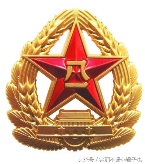 就需要记住这几个特征: 1,首先是帽徽的不同: 武警帽徽 2,服装差异