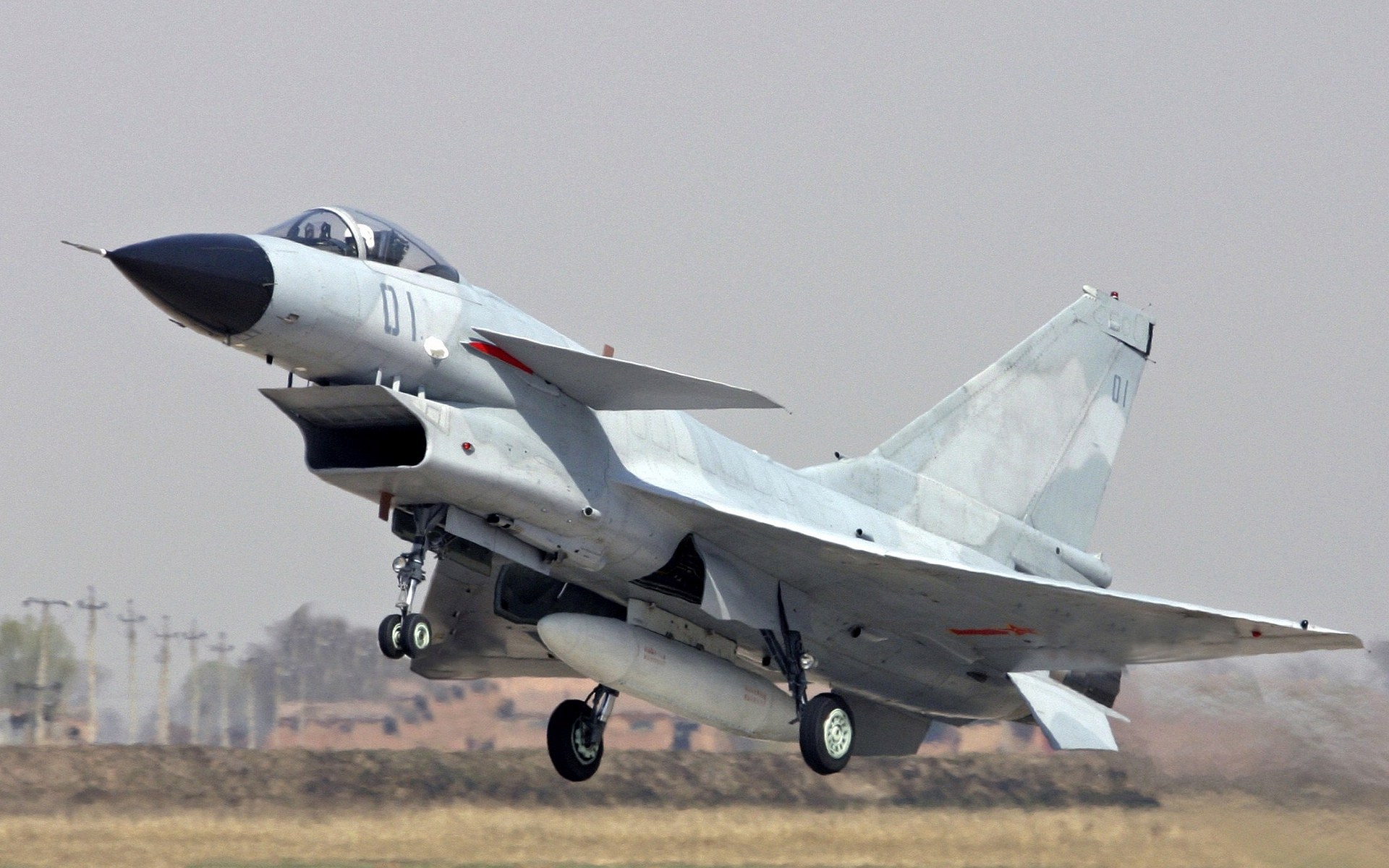 中国歼10战斗机宽屏壁纸七下载