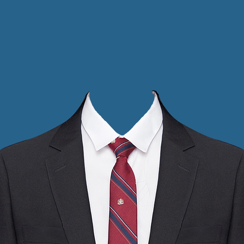 超全海马体天真蓝西服装证件照衣服服饰模板 给大家送上一些高清素材