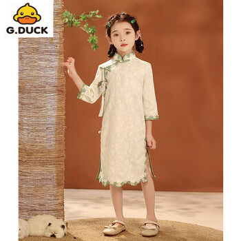 母婴>童装>儿童汉服/民族服装>儿童旗袍>g.duckkidsgowithduck>g.