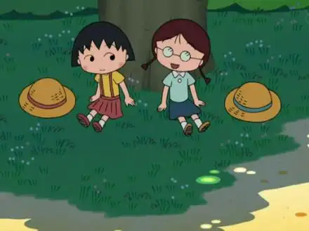 动漫,樱桃小丸子,卡通,友情,可爱别以为不经常见面,感情就淡了.